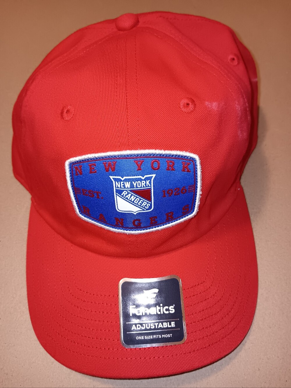 NY RANGERS Red Cap NEW. ADJUSTABLE